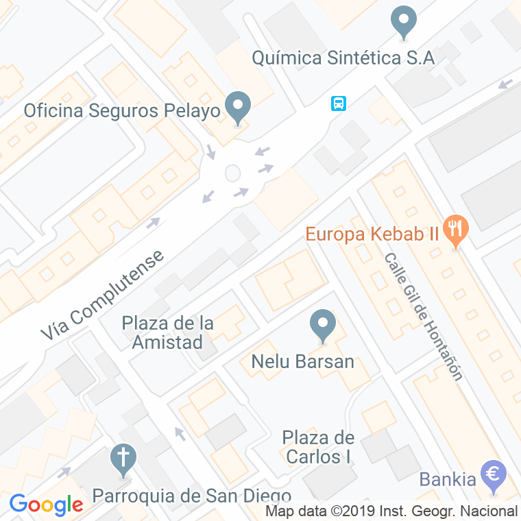 Código Postal calle Gil De Albornoz en Alcalá de Henares
