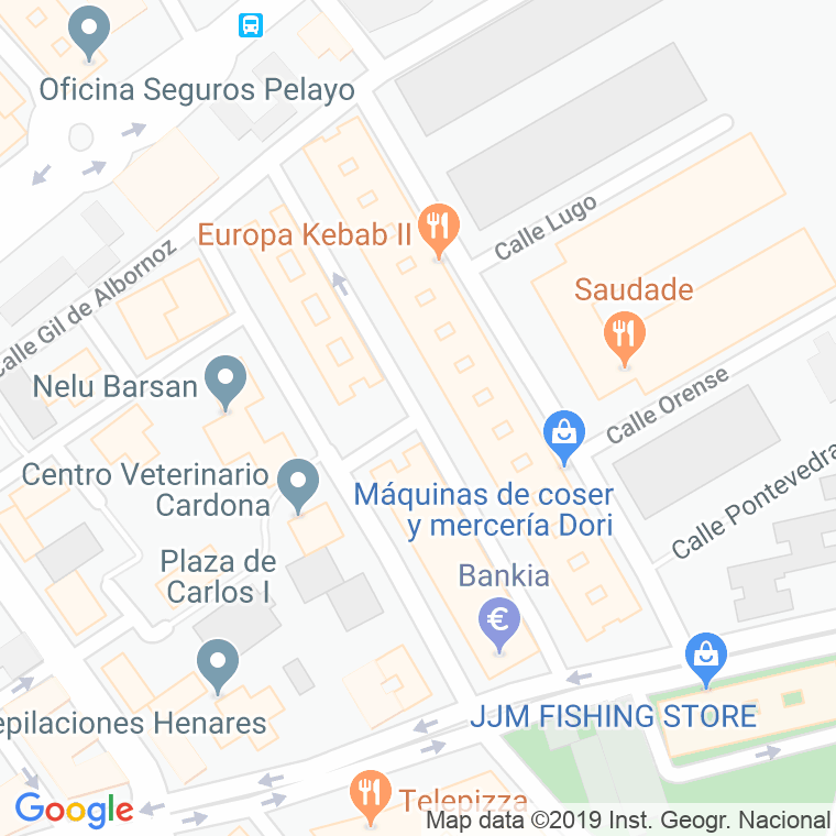 Código Postal calle Gil De Hontañon en Alcalá de Henares