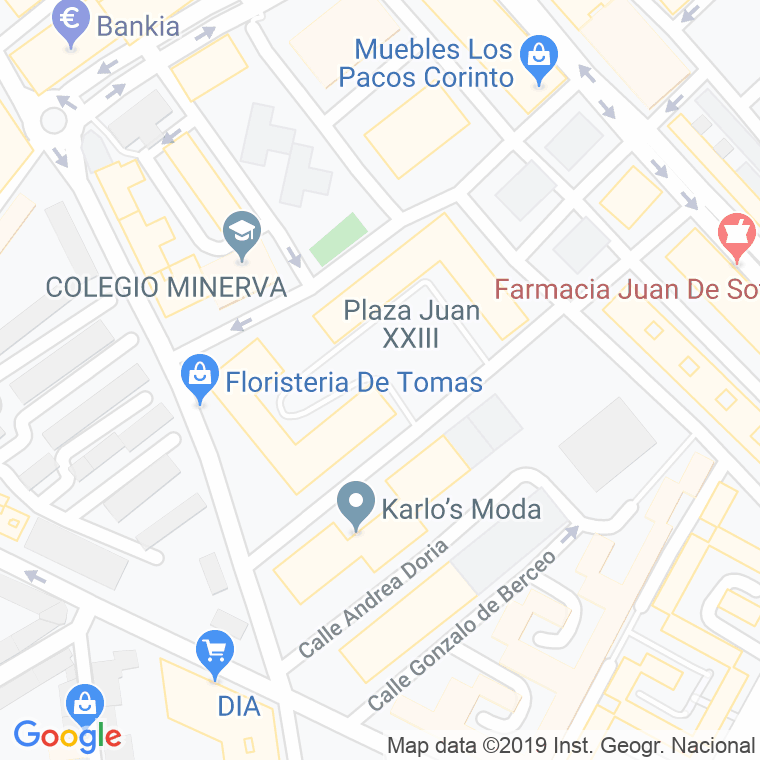 Código Postal calle Juan Xxiii, plaza en Alcalá de Henares