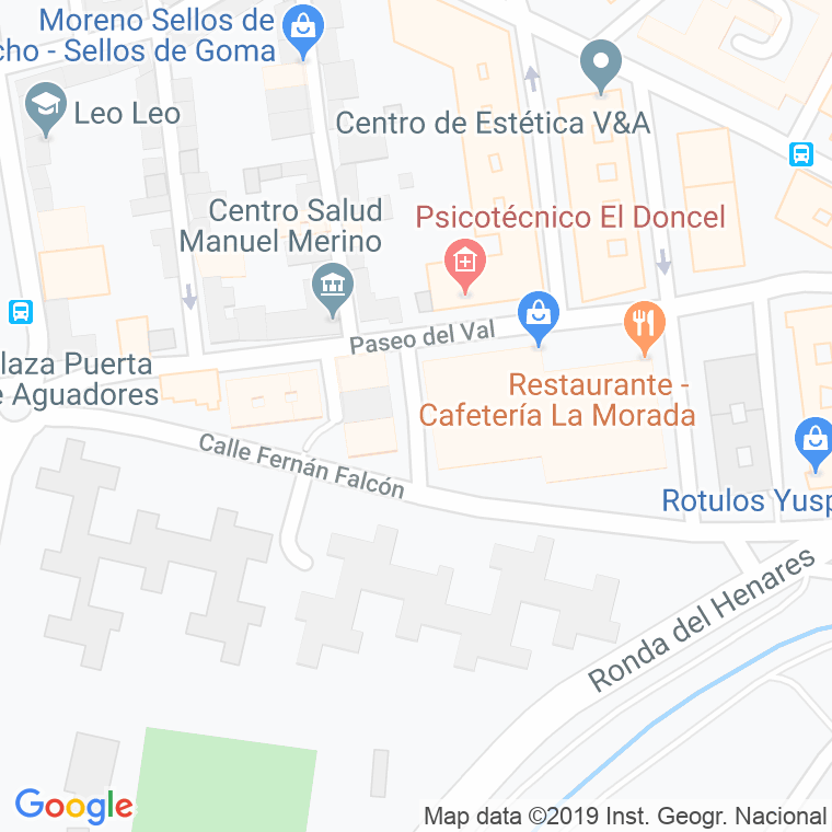 Código Postal calle Miguel De Barrera en Alcalá de Henares