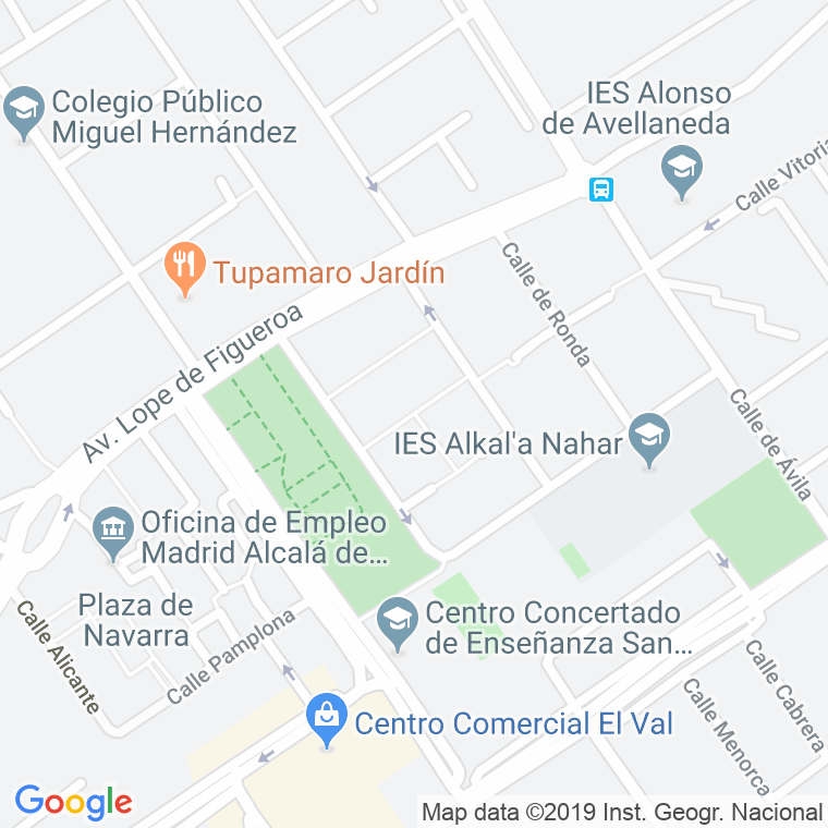 Código Postal calle Mijas en Alcalá de Henares