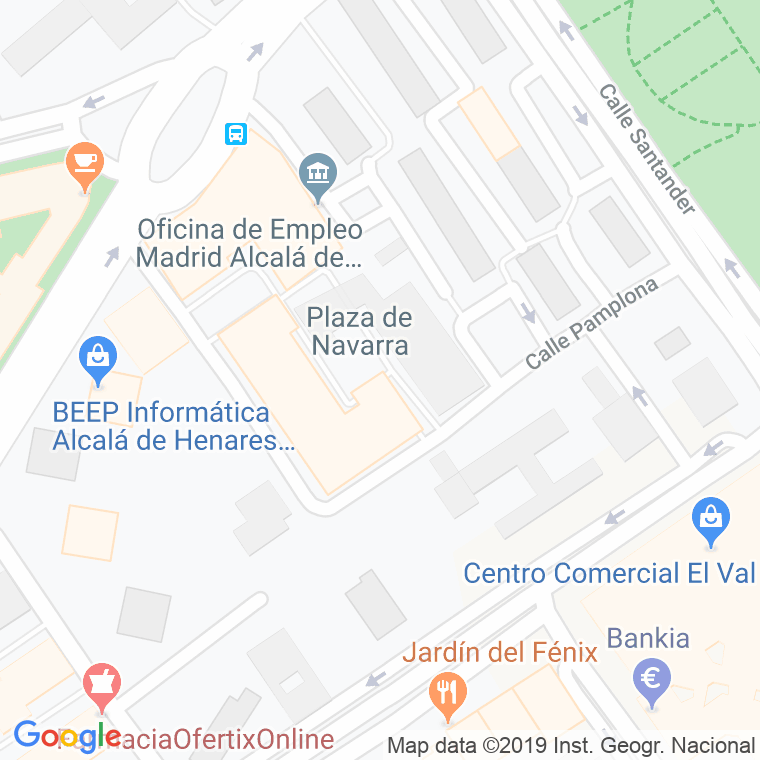 Código Postal calle Navarra, plaza en Alcalá de Henares
