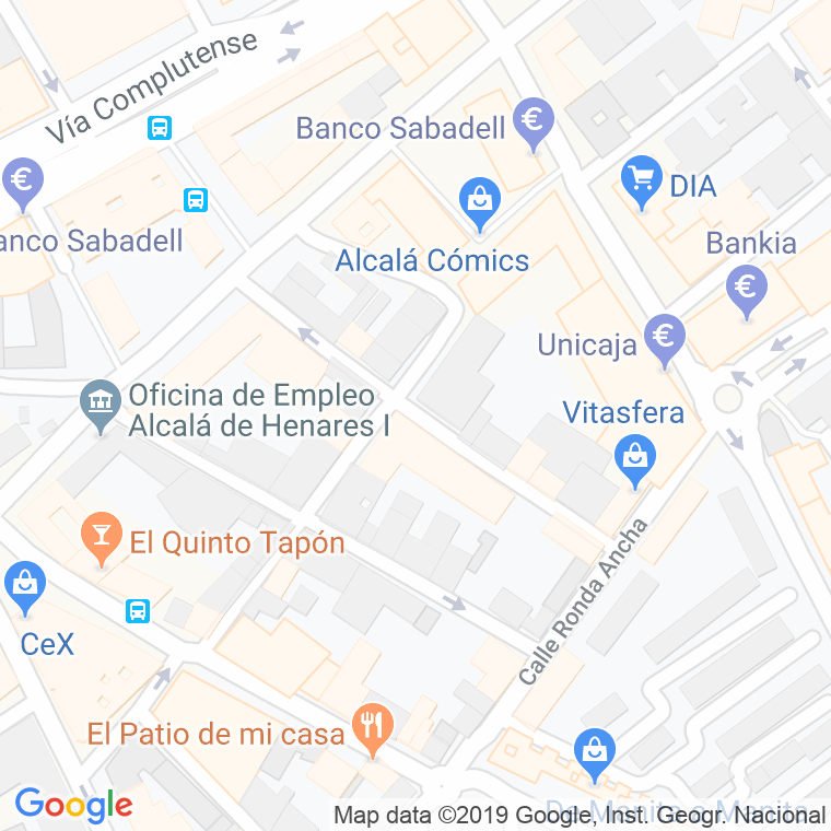 Código Postal calle Divino Valles en Alcalá de Henares