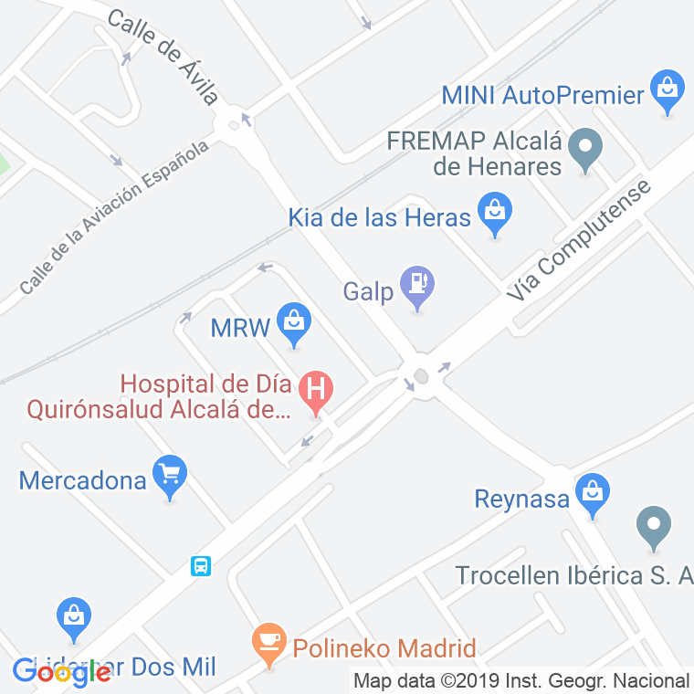 Código Postal calle Escorial, El en Alcalá de Henares
