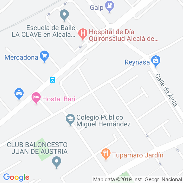 Código Postal calle Esgaravita, De La, camino en Alcalá de Henares
