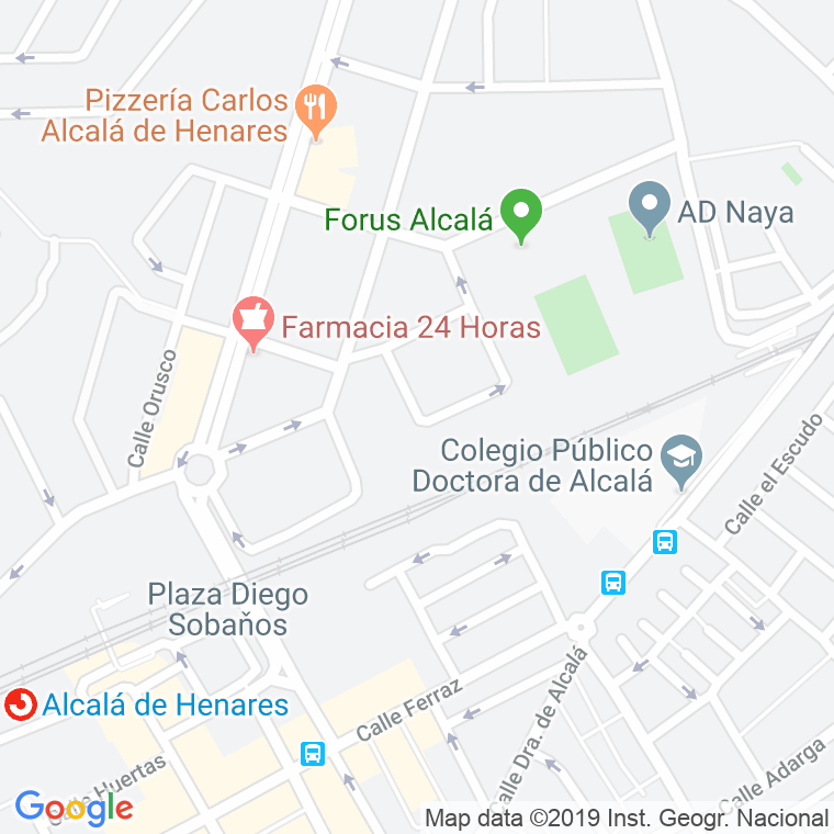 Código Postal calle Fuentenovilla en Alcalá de Henares