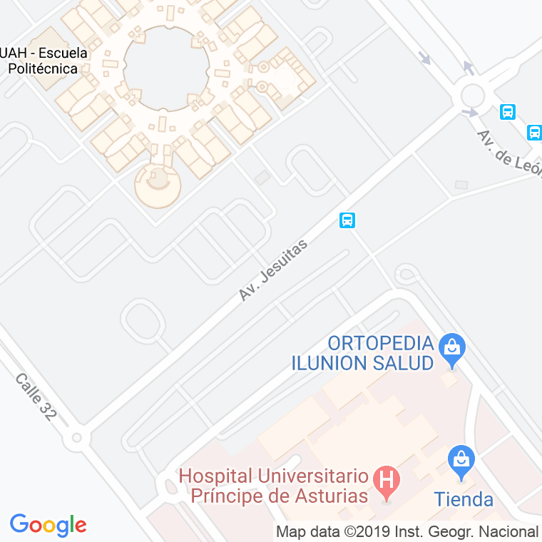 Código Postal calle Jesuitas, avenida en Alcalá de Henares
