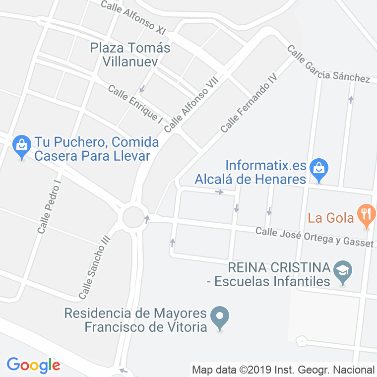 Código Postal calle Jose Valera en Alcalá de Henares