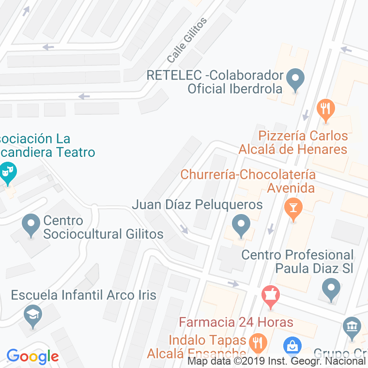 Código Postal calle Buges en Alcalá de Henares