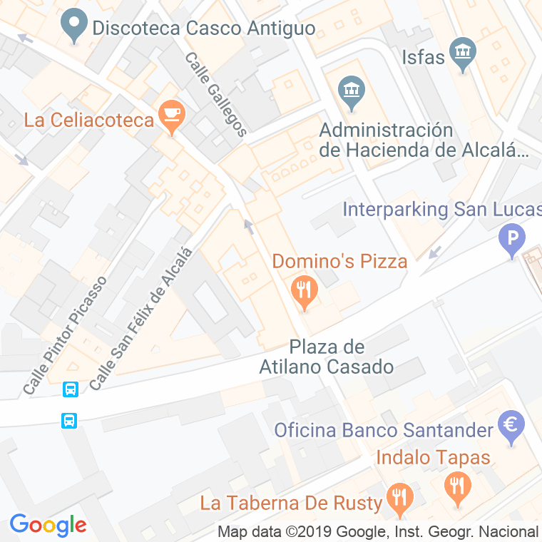 Código Postal calle Angel en Alcalá de Henares