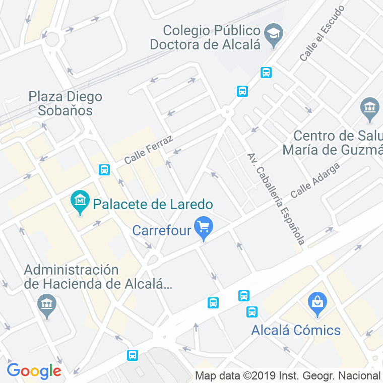 Código Postal calle Doctora De Alcala en Alcalá de Henares