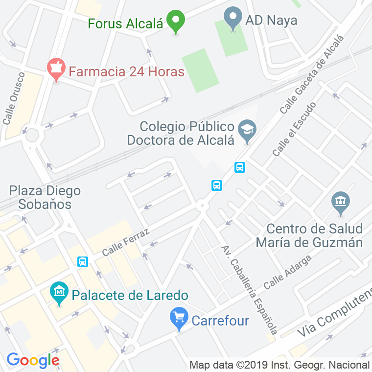 Código Postal calle Impresor Brocar en Alcalá de Henares
