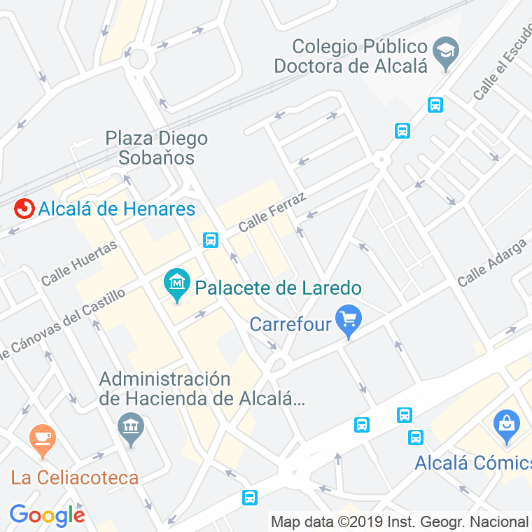 Código Postal calle Pintor Lucas Padilla en Alcalá de Henares