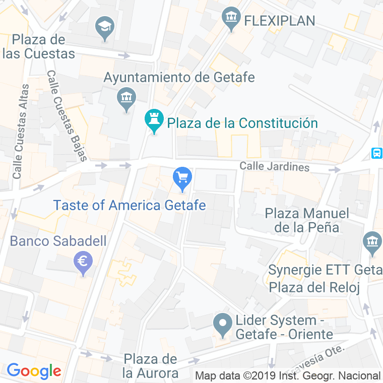 Código Postal calle Carretas, plaza en Getafe