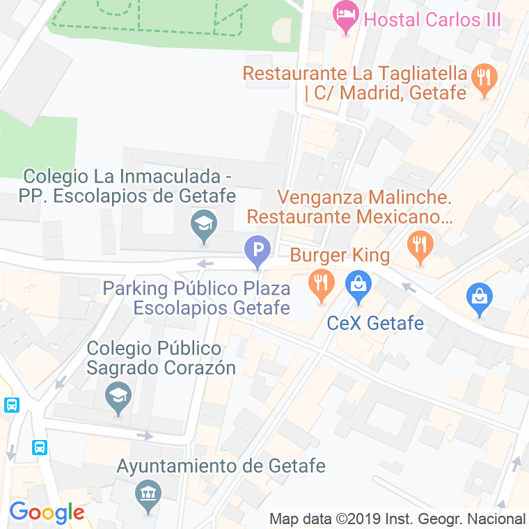 Código Postal calle Escuelas Pias, plaza en Getafe