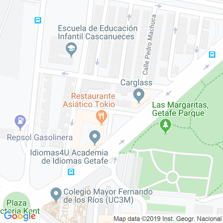 Código Postal calle Castro en Getafe