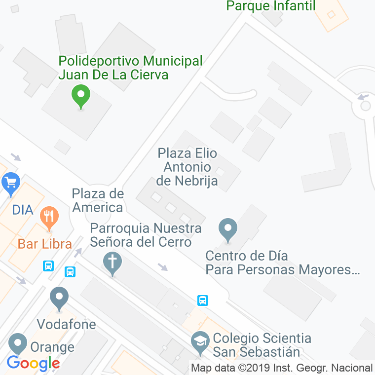Código Postal calle Elio Antonio De Nebrija, plaza en Getafe