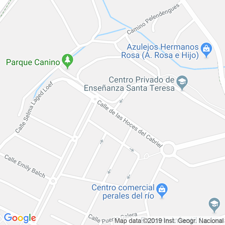 Código Postal calle Hoces Del Cabriel en Getafe