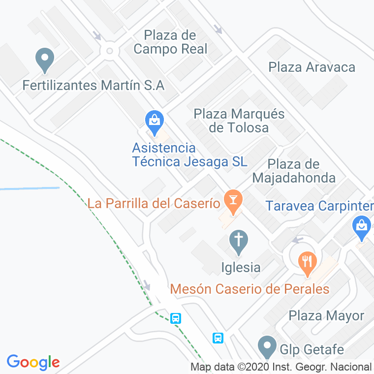 Código Postal calle Madarcos en Getafe