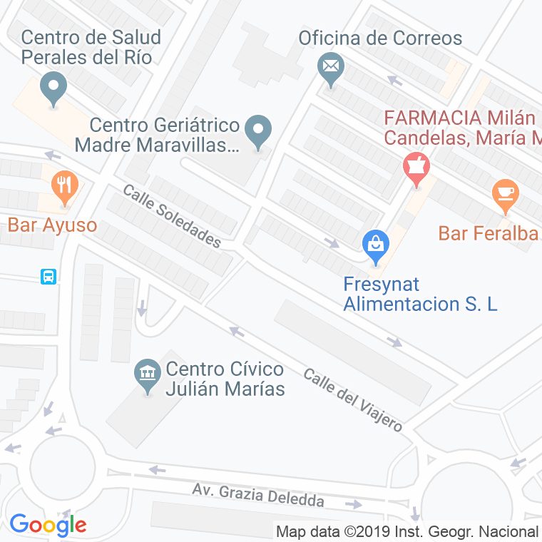 Código Postal calle Soledades en Getafe