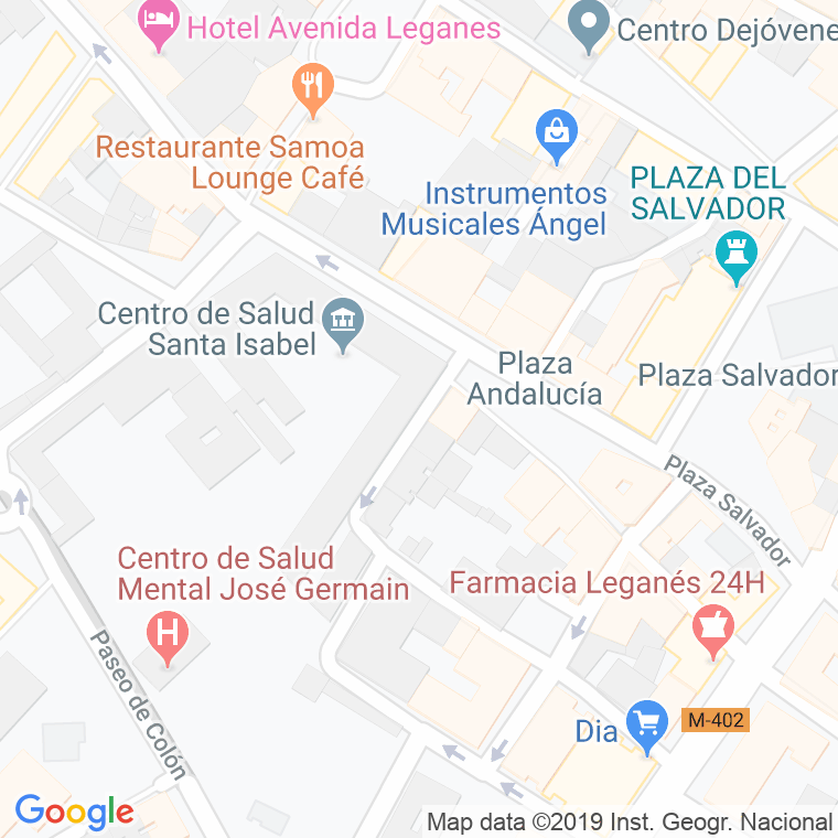 Código Postal calle Isabel La Catolica en Leganés