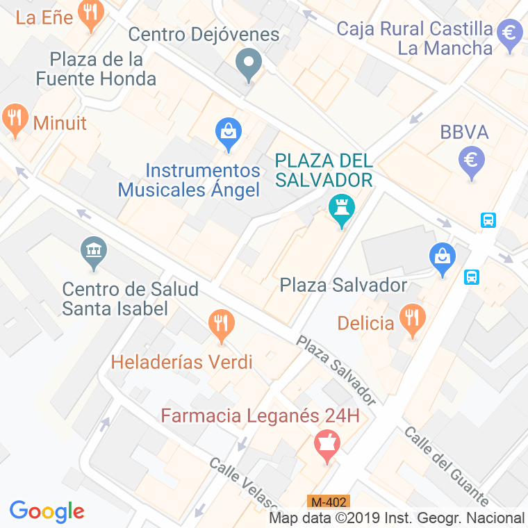 Código Postal calle Mesones, callejon en Leganés