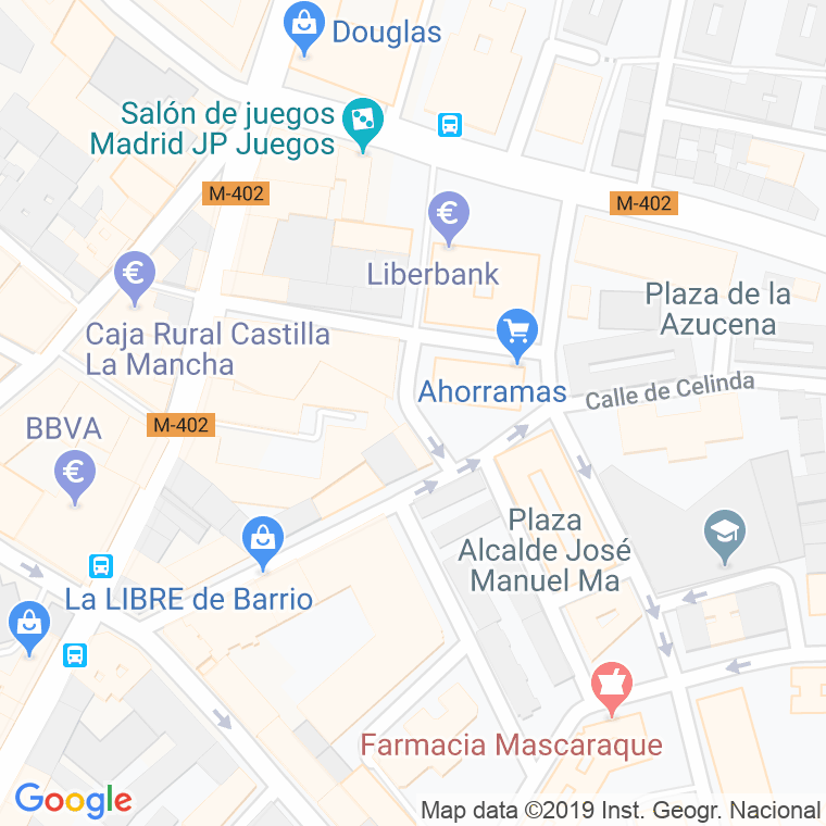 Código Postal calle Aligustre en Leganés