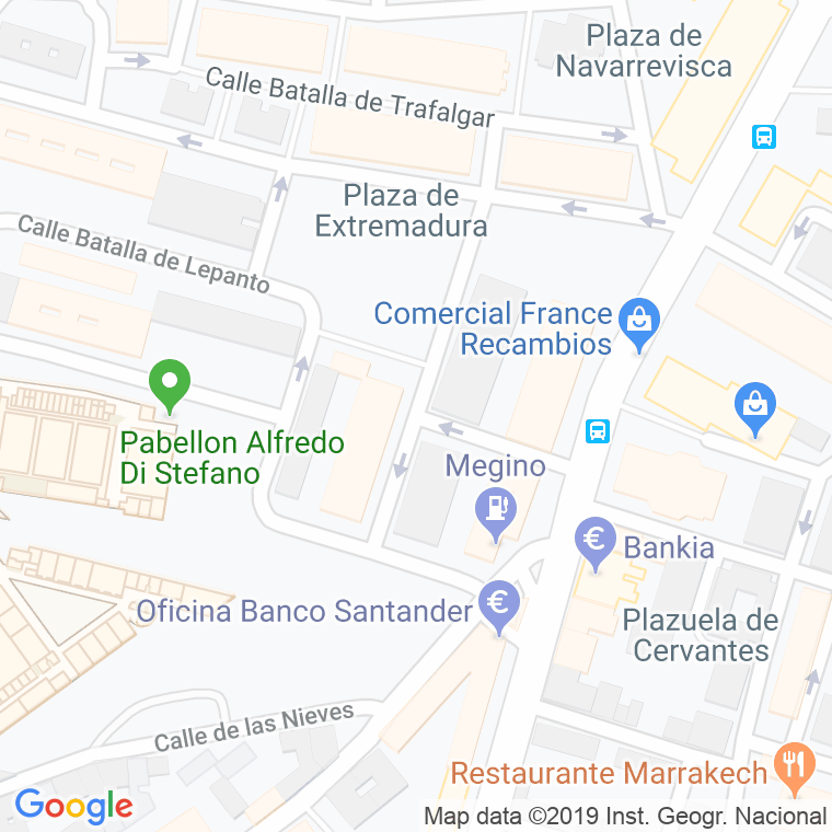 Código Postal calle Batalla Del Ebro en Leganés