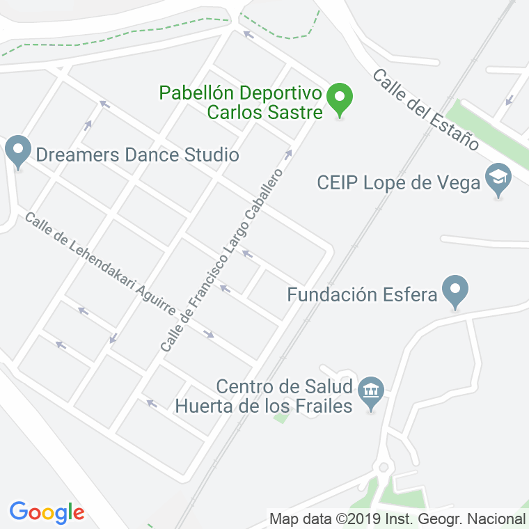 Código Postal calle Emilio Castelar en Leganés