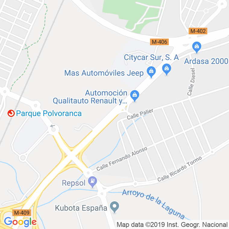 Código Postal calle Alcorcon-leganes Variante Carretera en Leganés