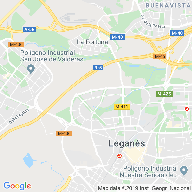 Código Postal calle Relampago en Leganés