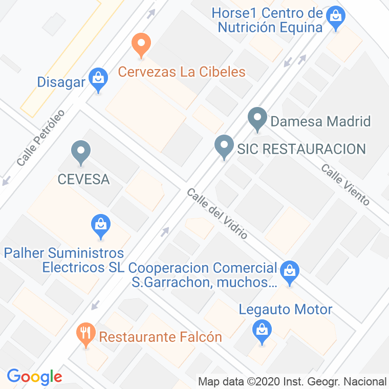Código Postal calle Vidrio en Leganés