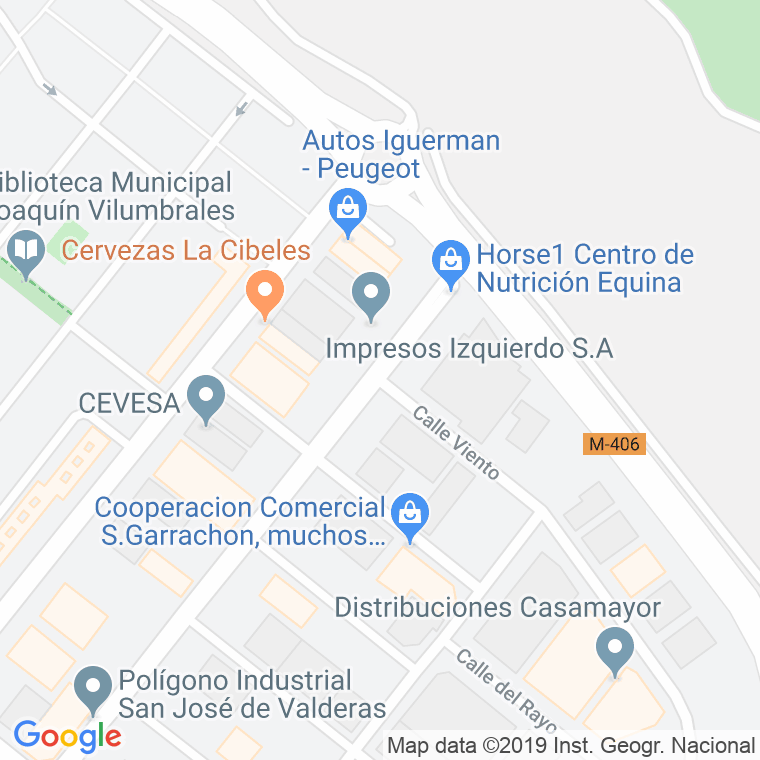 Código Postal calle Viento en Leganés