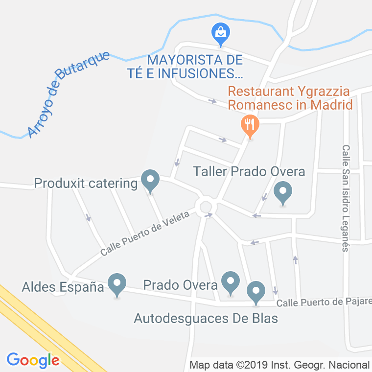 Código Postal calle Puerto De San Glorio en Leganés