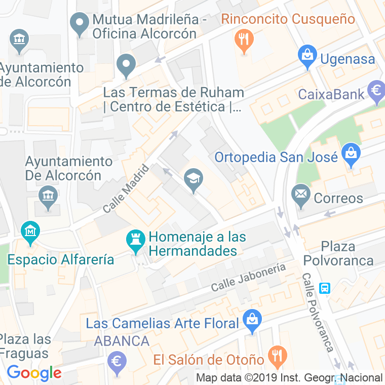 Código Postal calle Eras, Las en Alcorcón