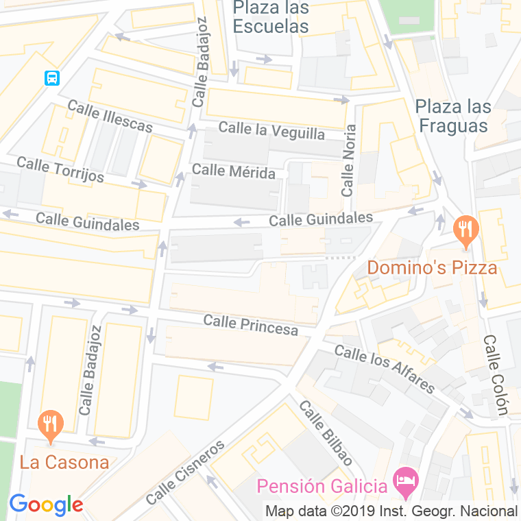 Código Postal calle Guindales, travesia en Alcorcón