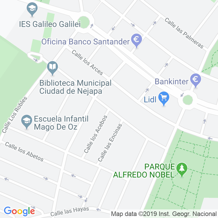 Código Postal calle Abedules, Los en Alcorcón
