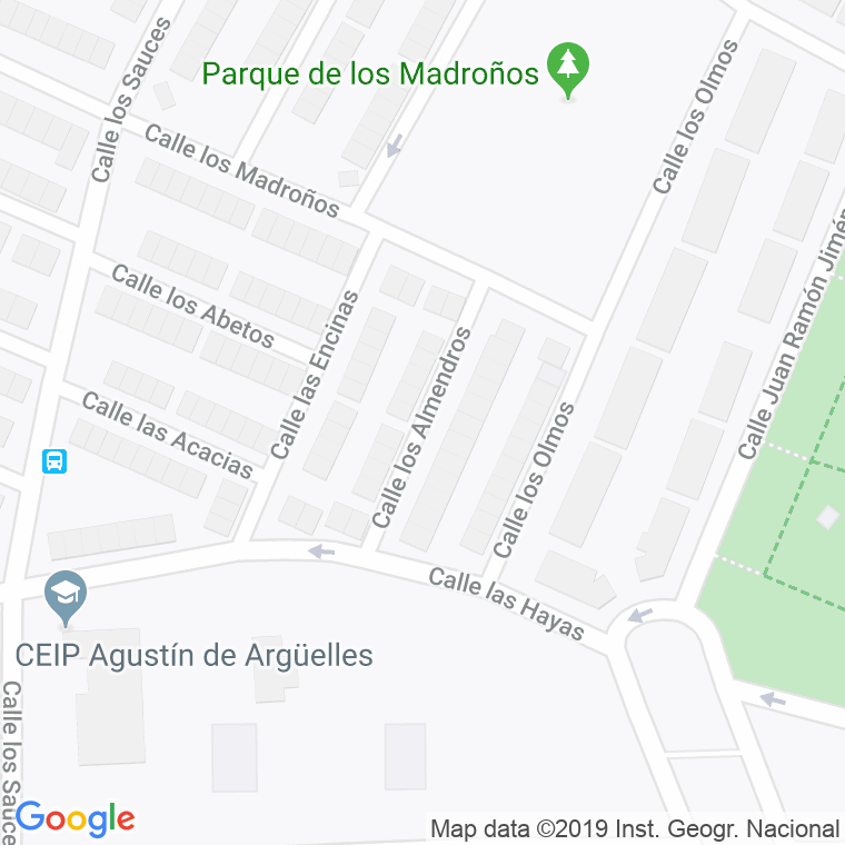 Código Postal calle Almendros, Los en Alcorcón