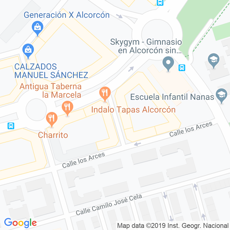 Código Postal calle Higuera, La en Alcorcón