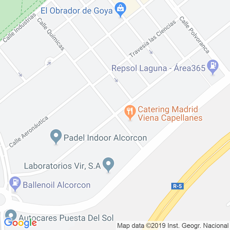 Código Postal calle Electronica en Alcorcón