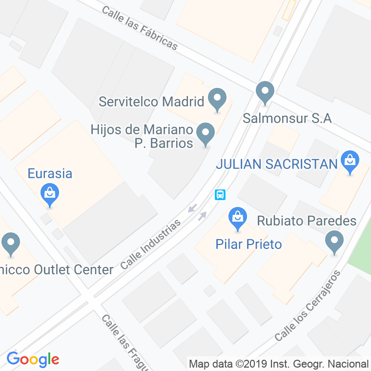 Código Postal calle Fabricas, De Las en Alcorcón