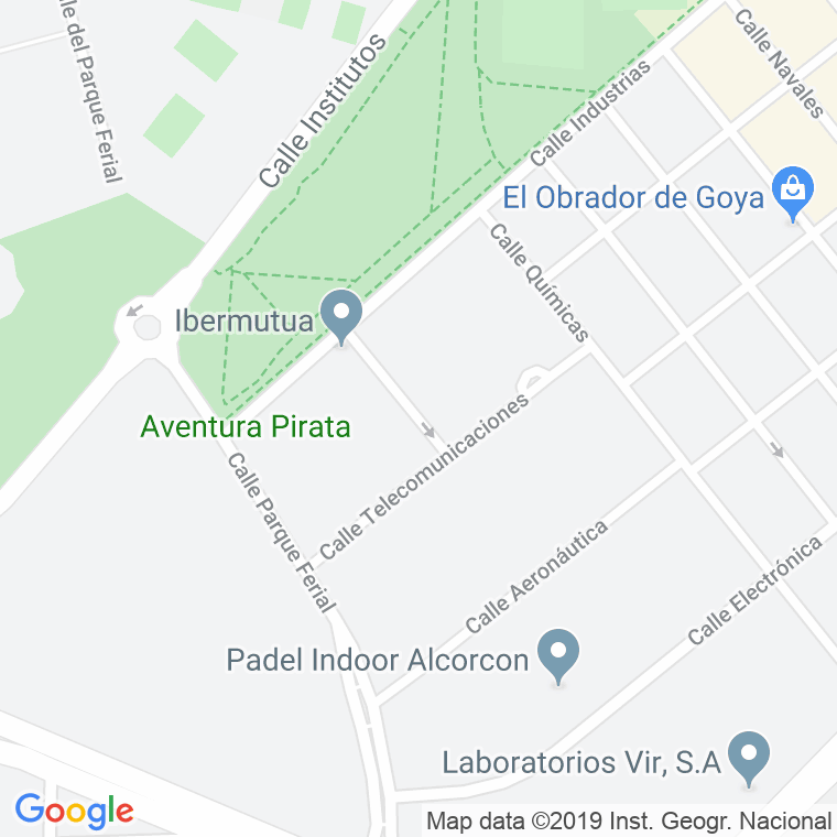 Código Postal calle Informatica en Alcorcón