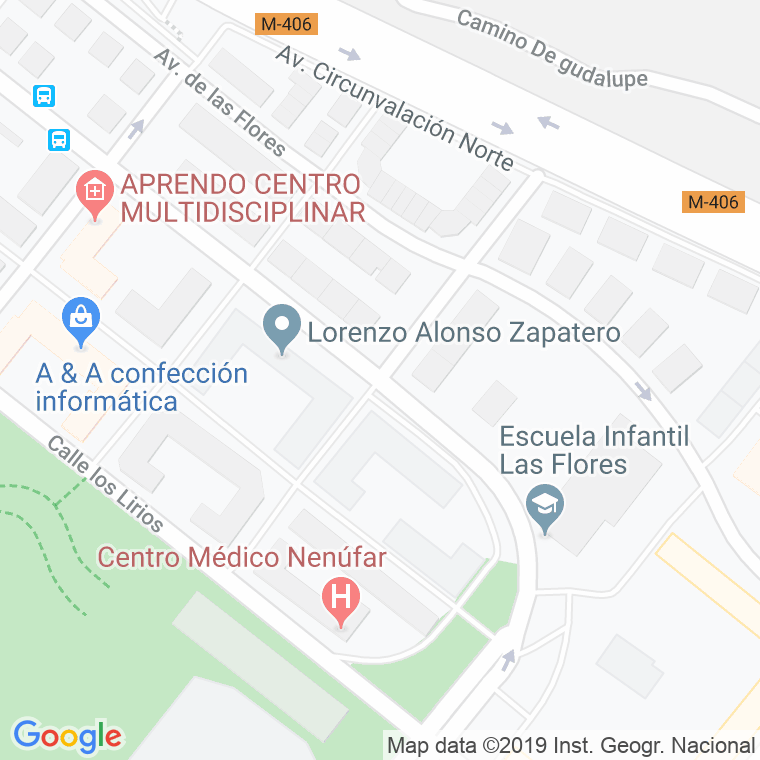 Código Postal calle Margaritas, Las en Alcorcón