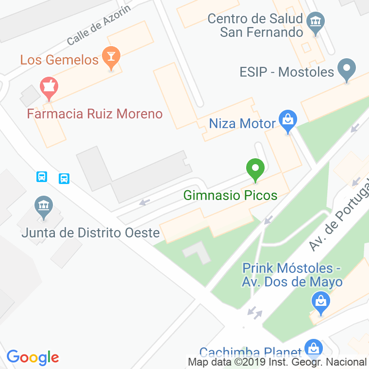 Código Postal calle Carlos Arniches en Móstoles
