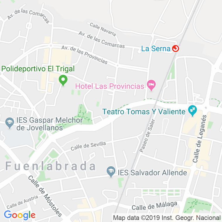 Código Postal calle Castilla La Nueva en Fuenlabrada