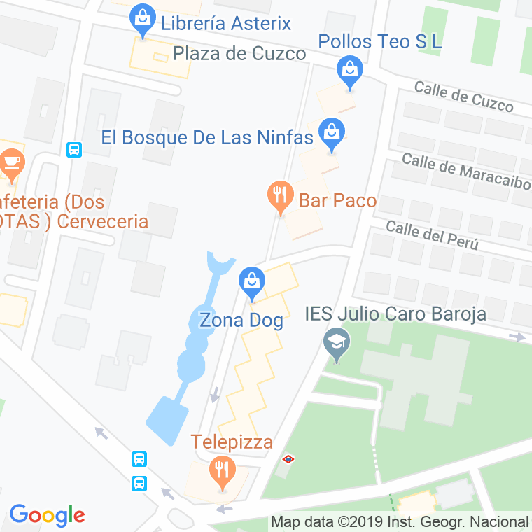 Código Postal calle Puerto Rico, paseo en Fuenlabrada
