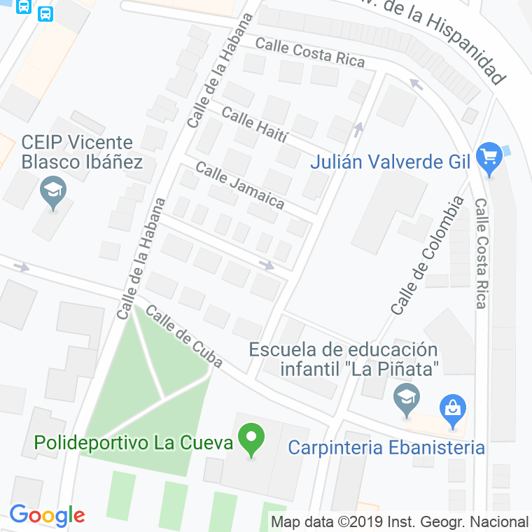Código Postal calle Republica Dominicana en Fuenlabrada