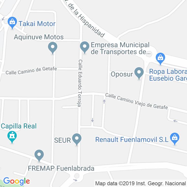 Código Postal calle Torres Quevedo, De en Fuenlabrada