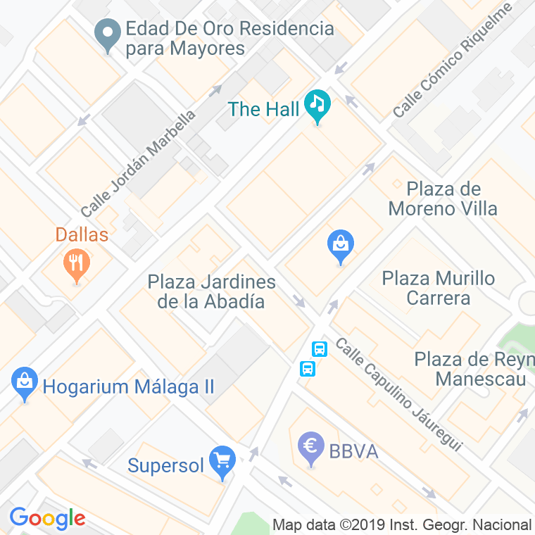 Código Postal calle Amadeo Vives en Málaga