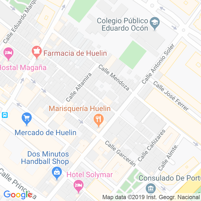 Código Postal calle Arganda en Málaga
